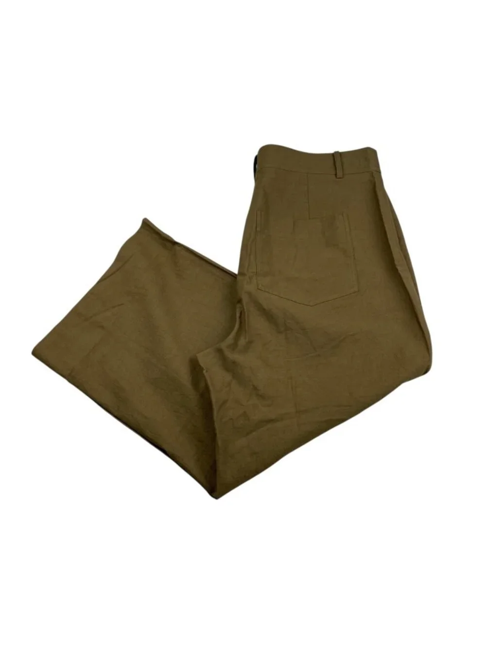 Apiece Apart Women's High Rise Flat Front Chino Pants Khaki/Tan • Size 16